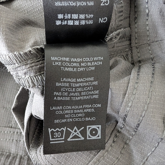 Kuhl Horizn Slate Cargo Reflex Pants Women's Size 2 Gray Ripstop Outdoor Hiking - Picture 7 of 9